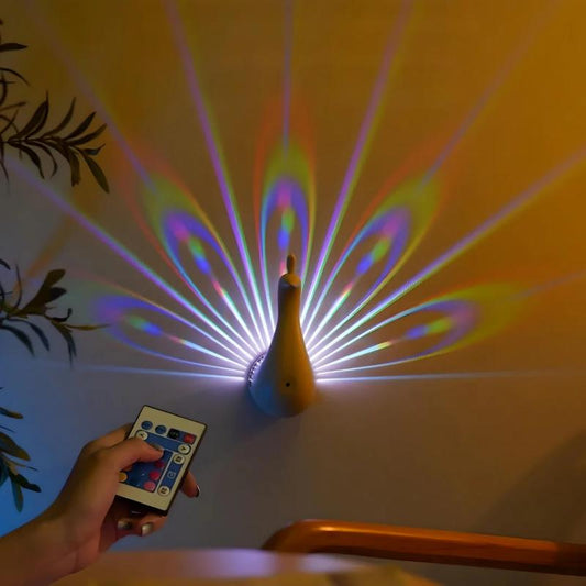 Peacock Projection Lamp