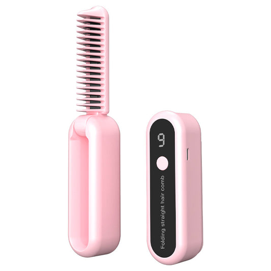 Portable straight hair comb